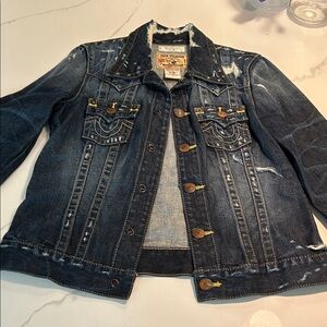 True Religion Jimmy Deep West First Edition Denim Jacket